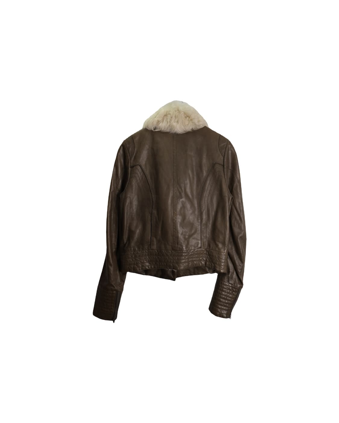 Haminy Faux-Fur Leather Jacket 상품이미지5