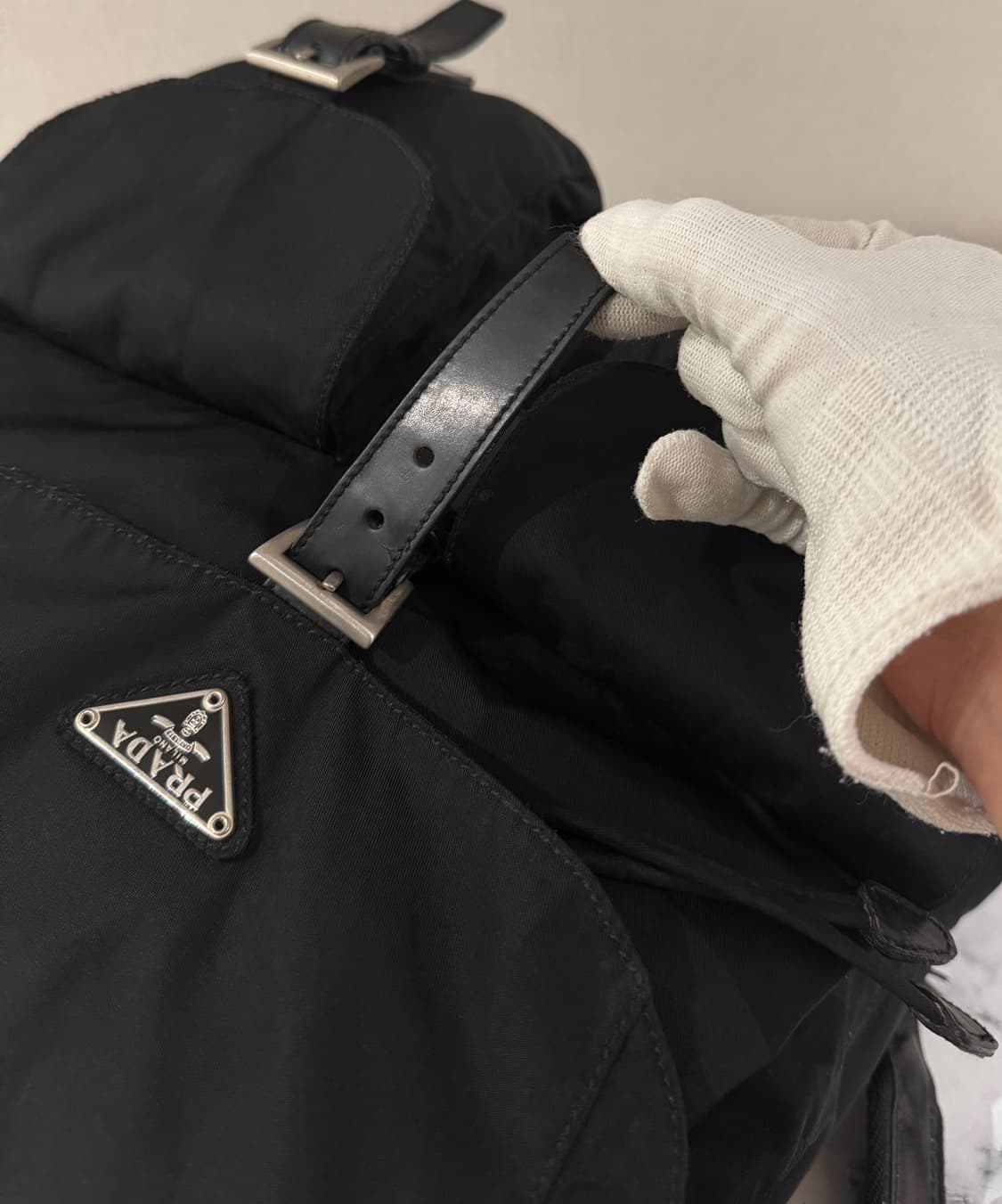 정품 프라다 백팩 미듐  상품이미지5