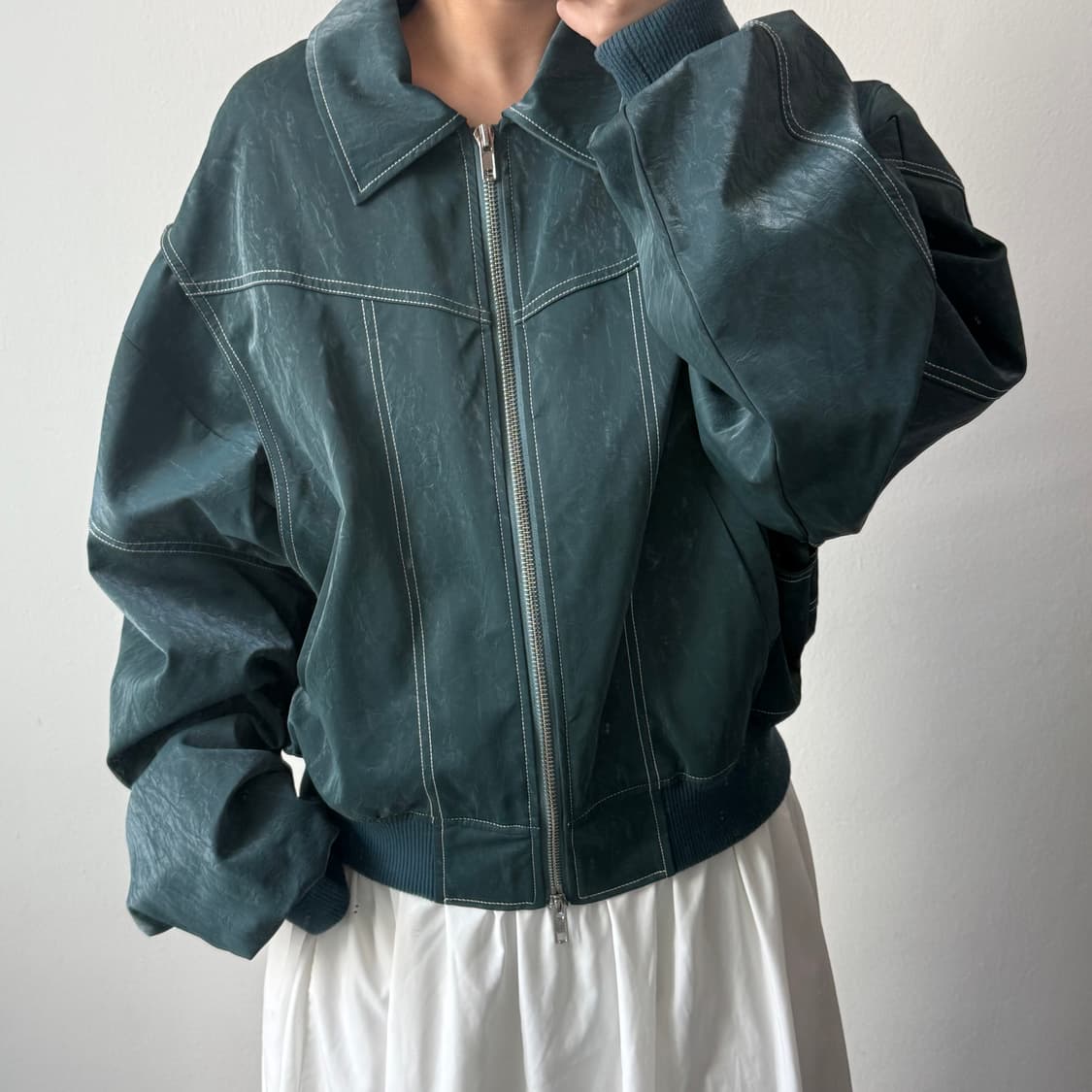 바이퍼 절개 스티치 자켓 상품이미지2