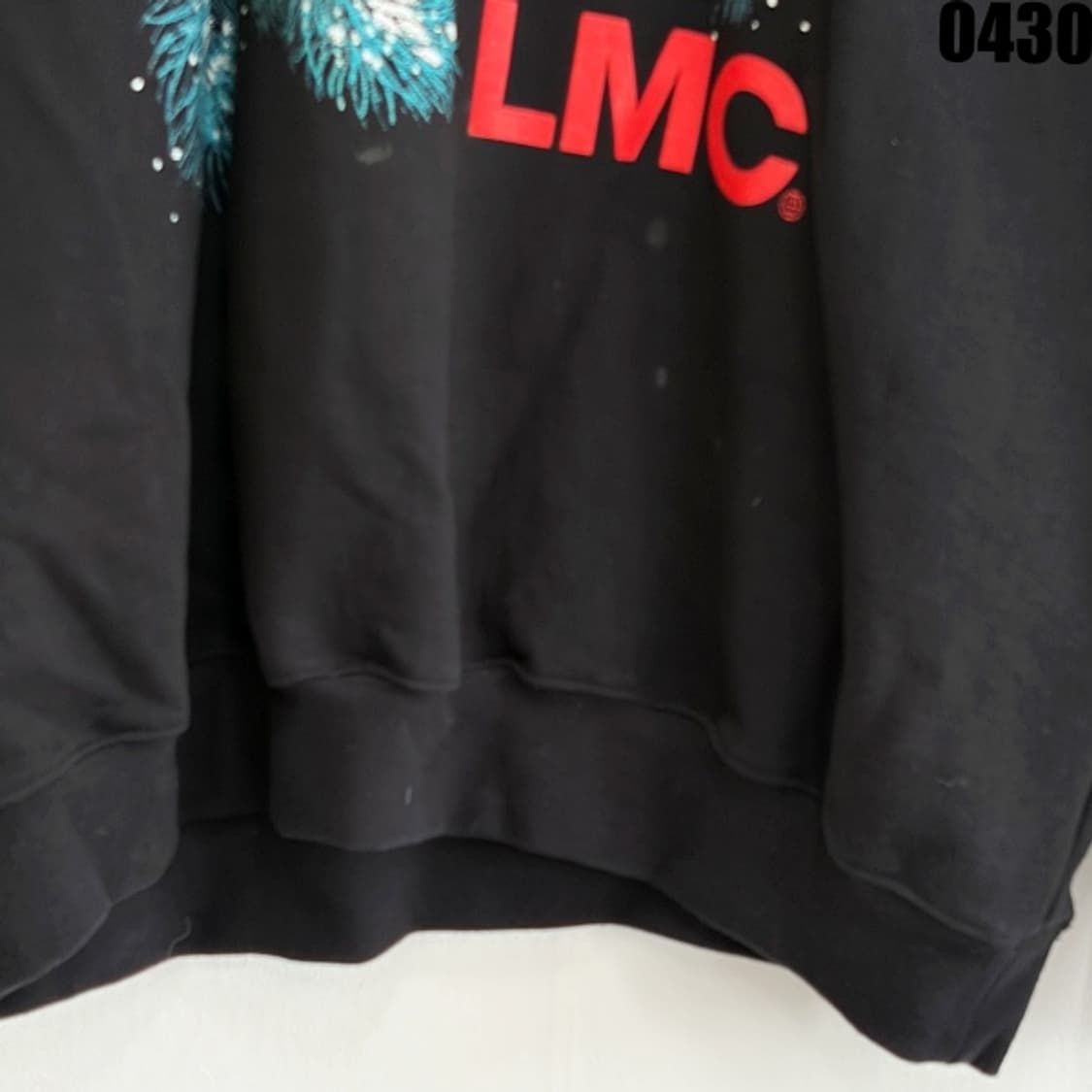 LMC 그래픽 프린팅 오버핏 맨투맨 블랙 L 0430 상품이미지7