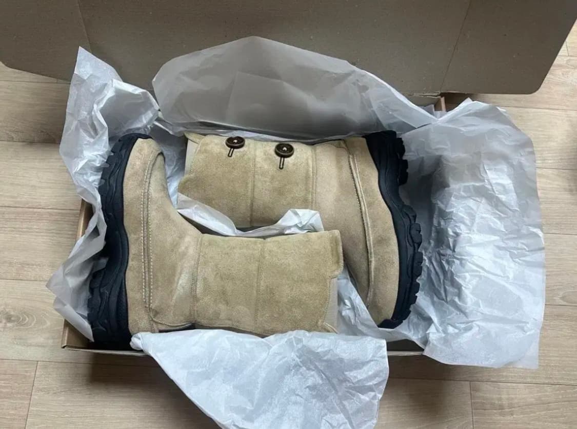 AS"ON X NEGATIVETHREE 버튼 어그부츠 베이지 230 상품이미지2