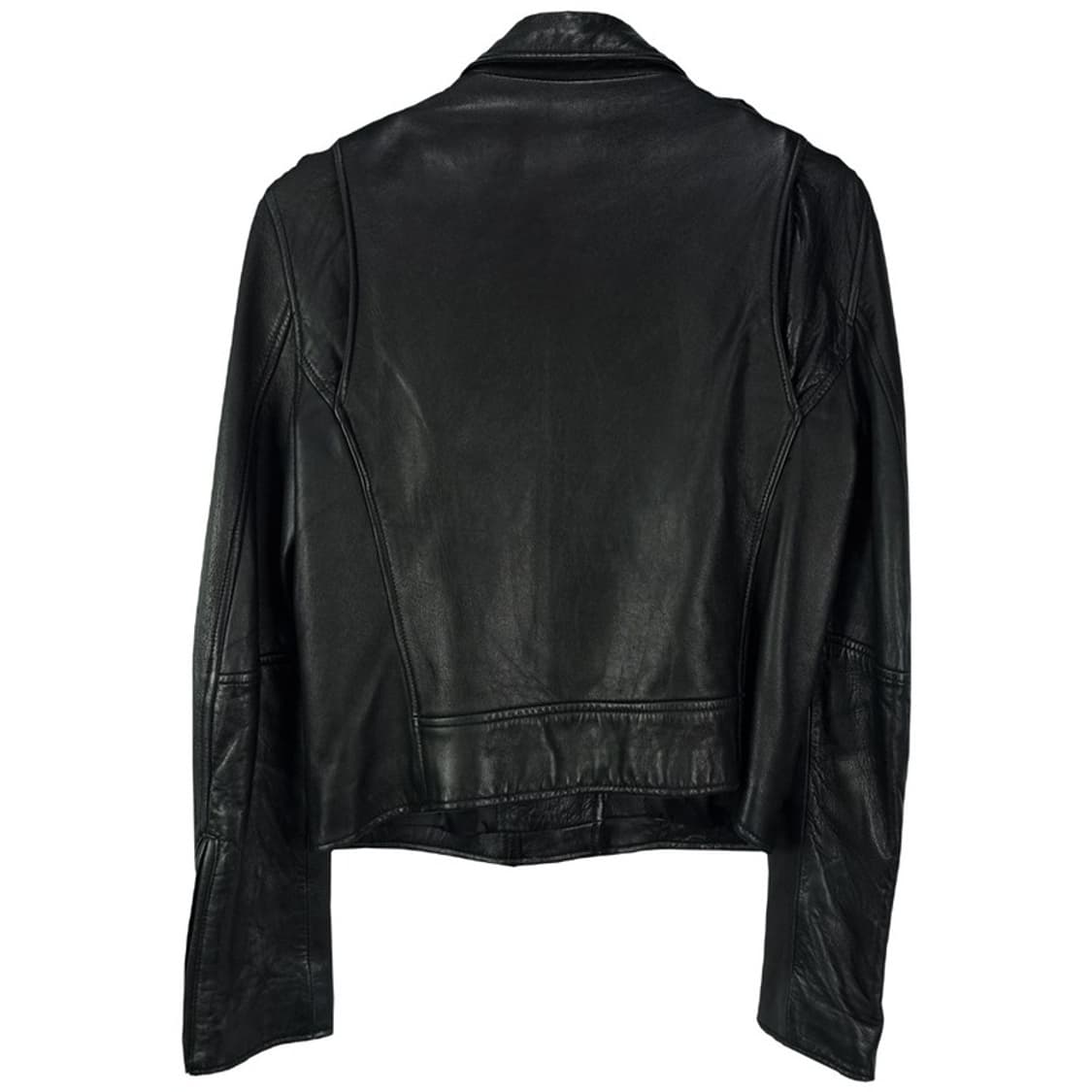 [갭] 리얼 램스킨 양가죽 사선 라이더 자켓 블랙 M18609 상품이미지3