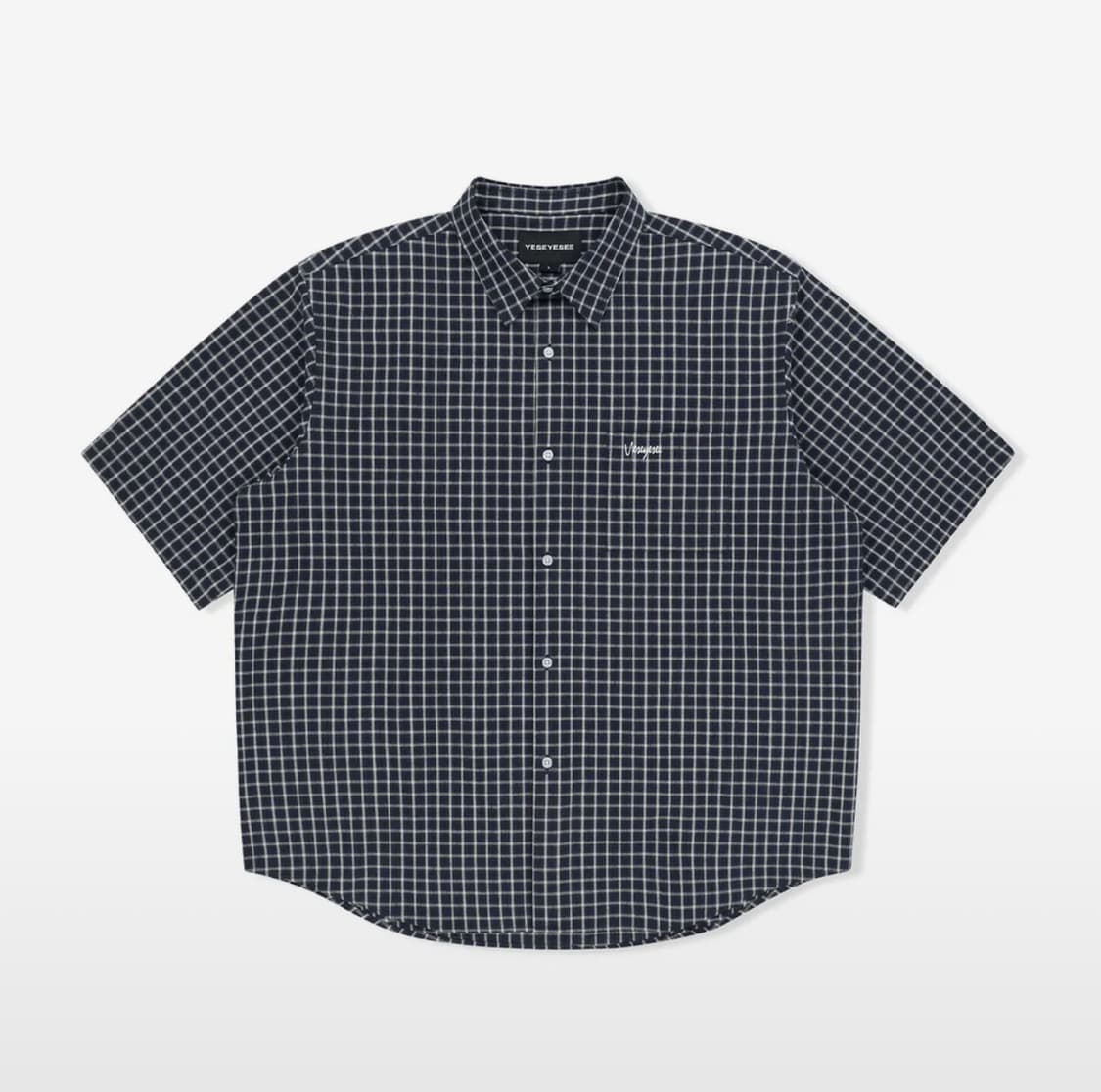예스아이씨 short sleeve check shirt XL 상품이미지1