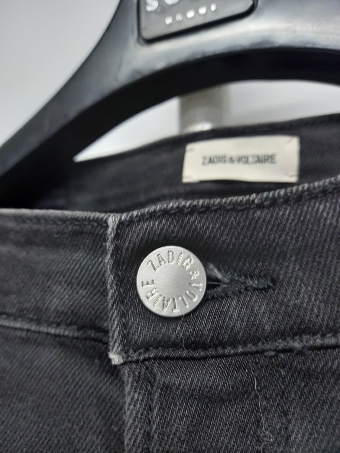 쟈딕앤볼테르 춘추동 블랙진 9부 데님 28.29 상품이미지7