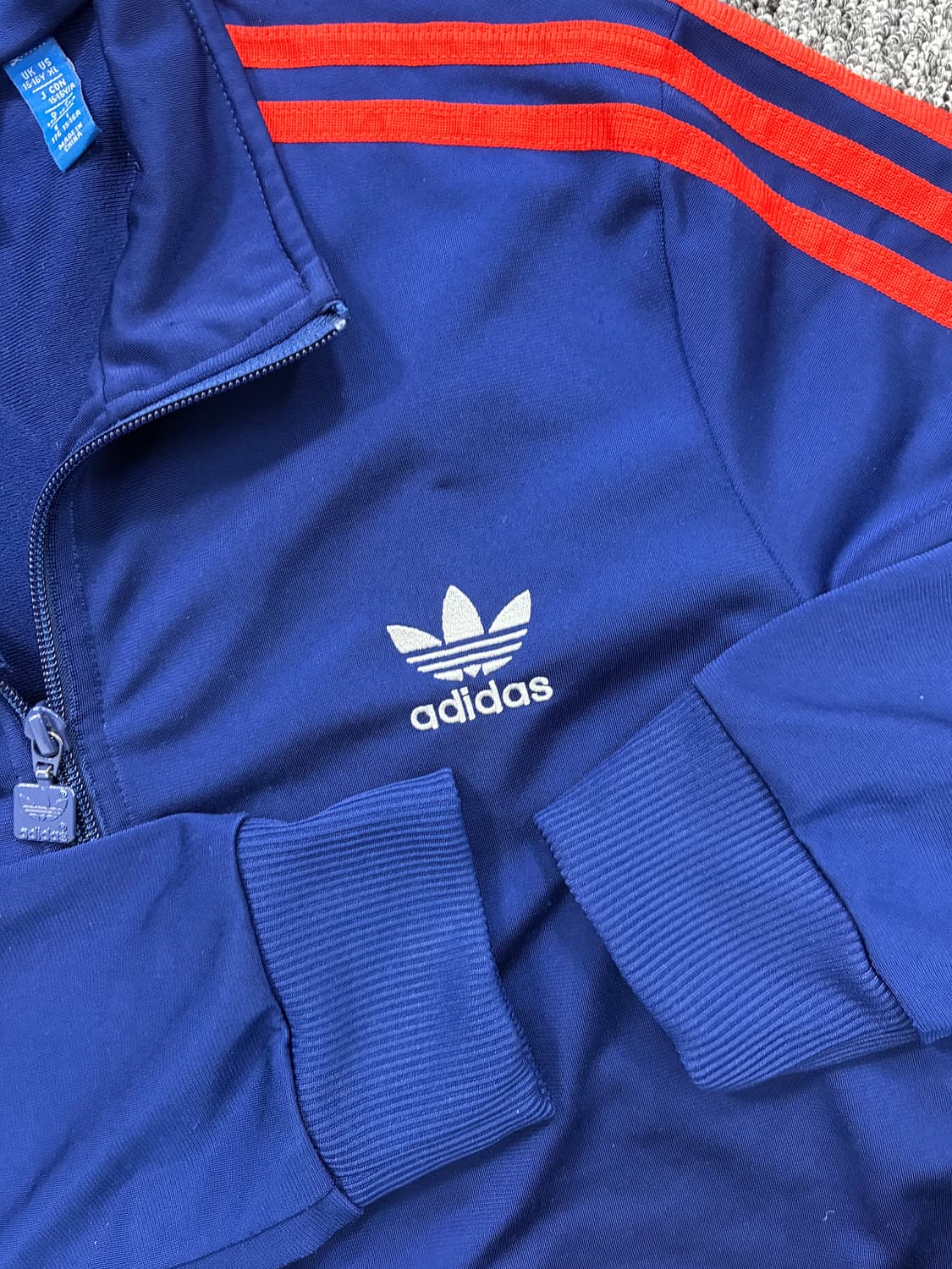 아디다스 유로파 네이비 오렌지 트랙탑 져지 상품이미지6