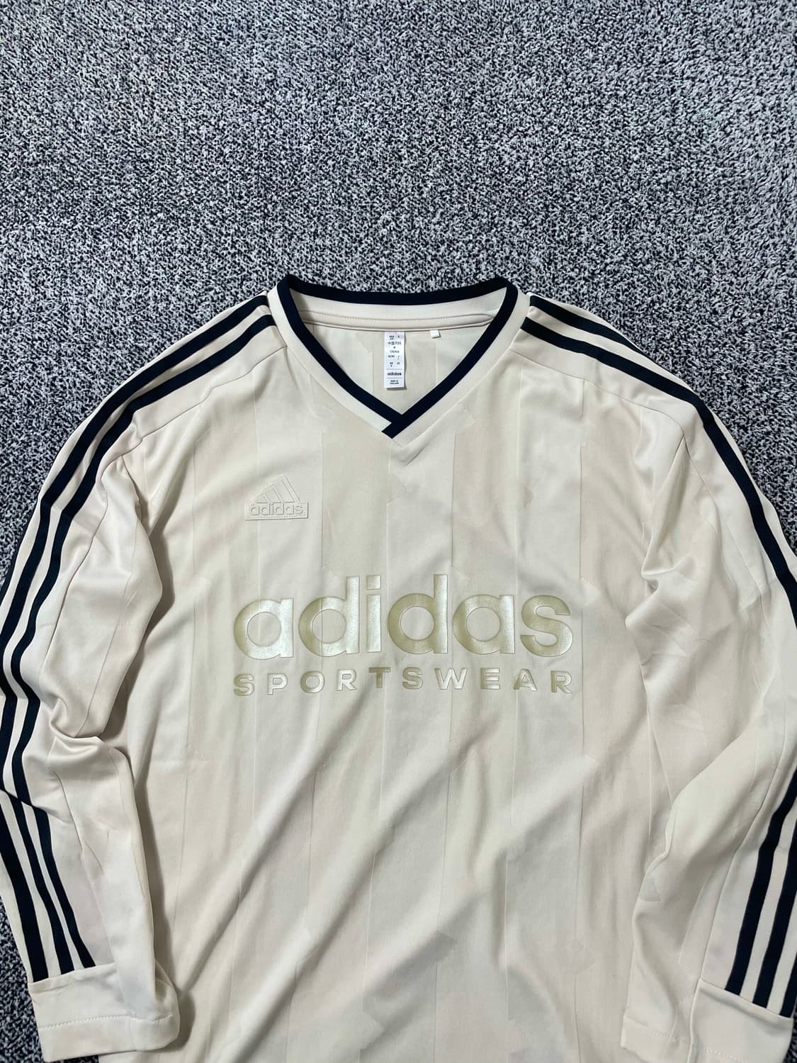 빈티지9. 아디다스 하우스 오브 티 긴팔 자카드 저지 알루미나 상품이미지3