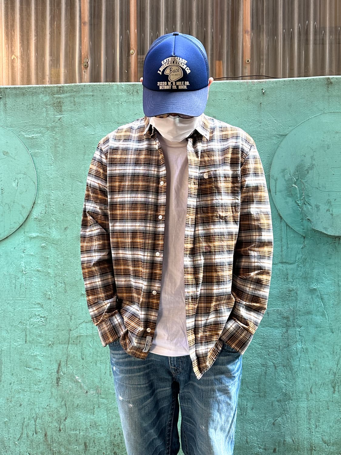 칼하트 체크 셔츠 L 상품이미지1