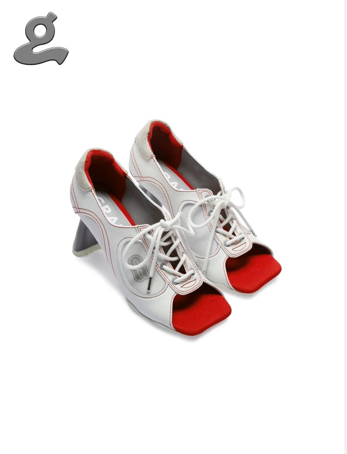 Grape white gat high heels 상품이미지1