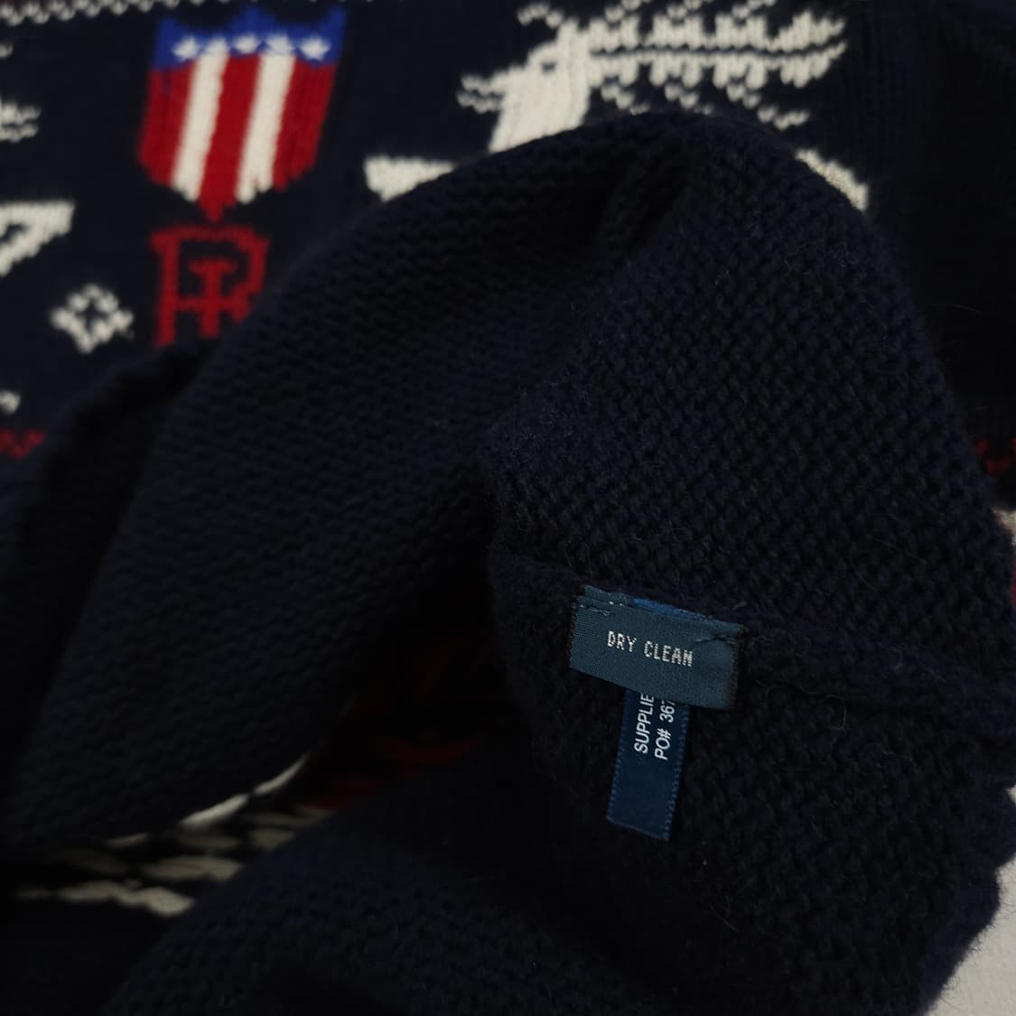 S(90) 폴로 랄프로렌 성조기 코위찬 니트 상품이미지6