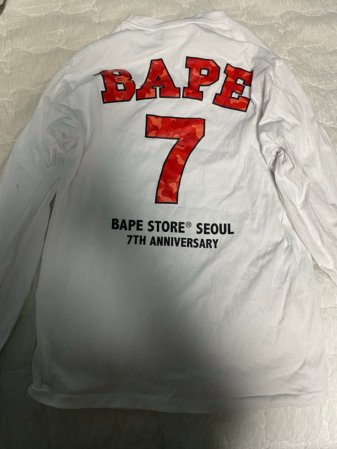 베이프 롱슬리브 (급처) 상품이미지2