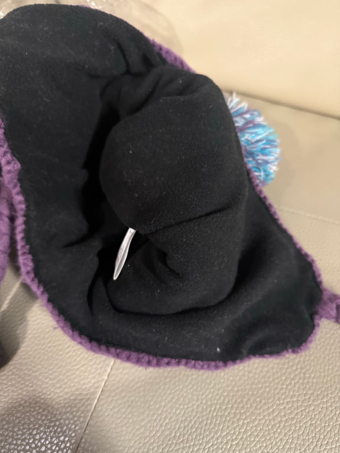 pattern earflap detail beanie 상품이미지5