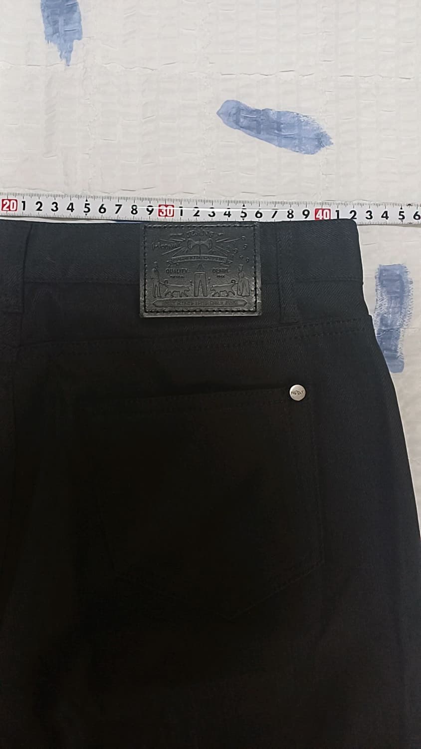 모드나인 블랙진 33인치 기장110 상품이미지6