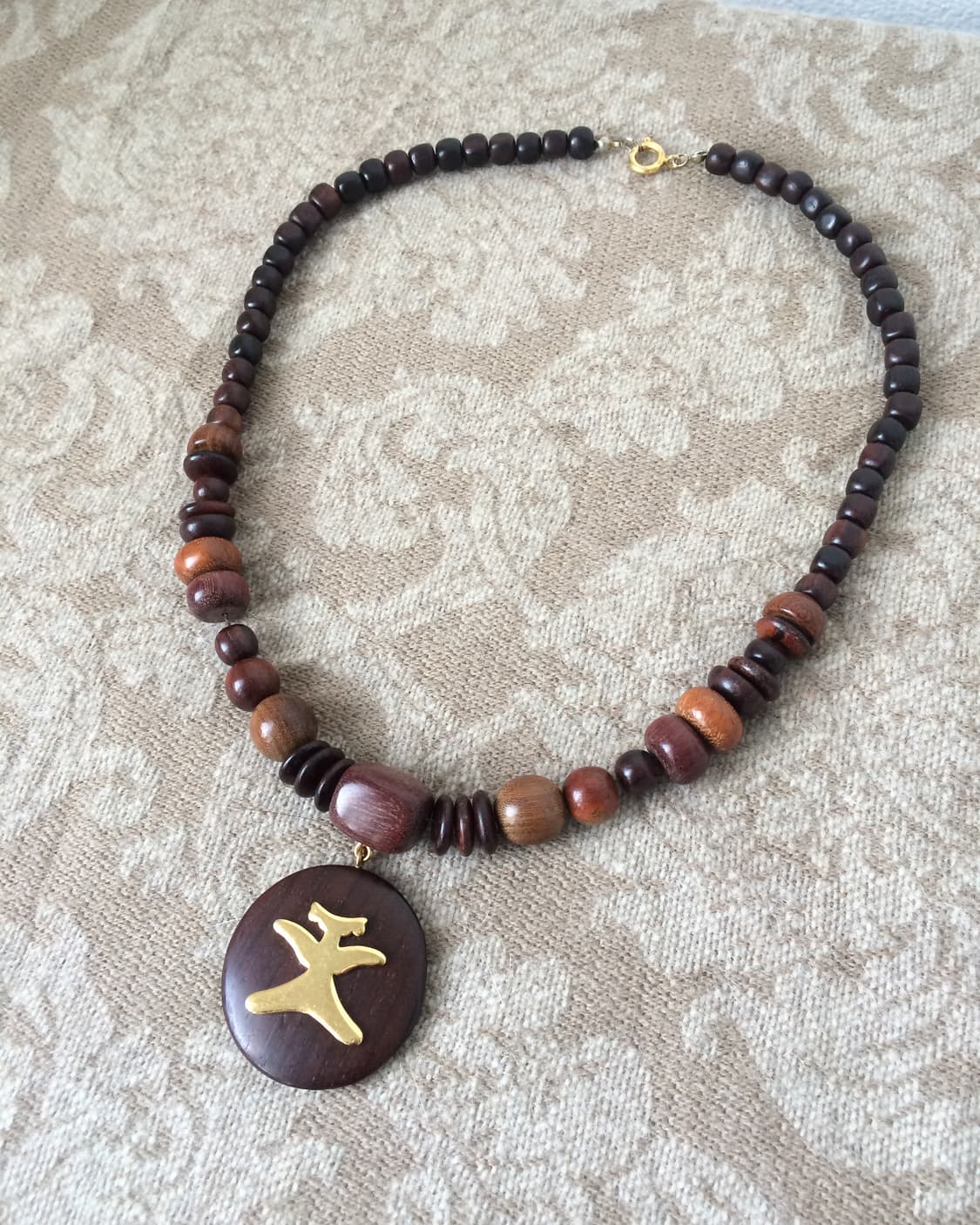wood pendent neck lace 상품이미지1