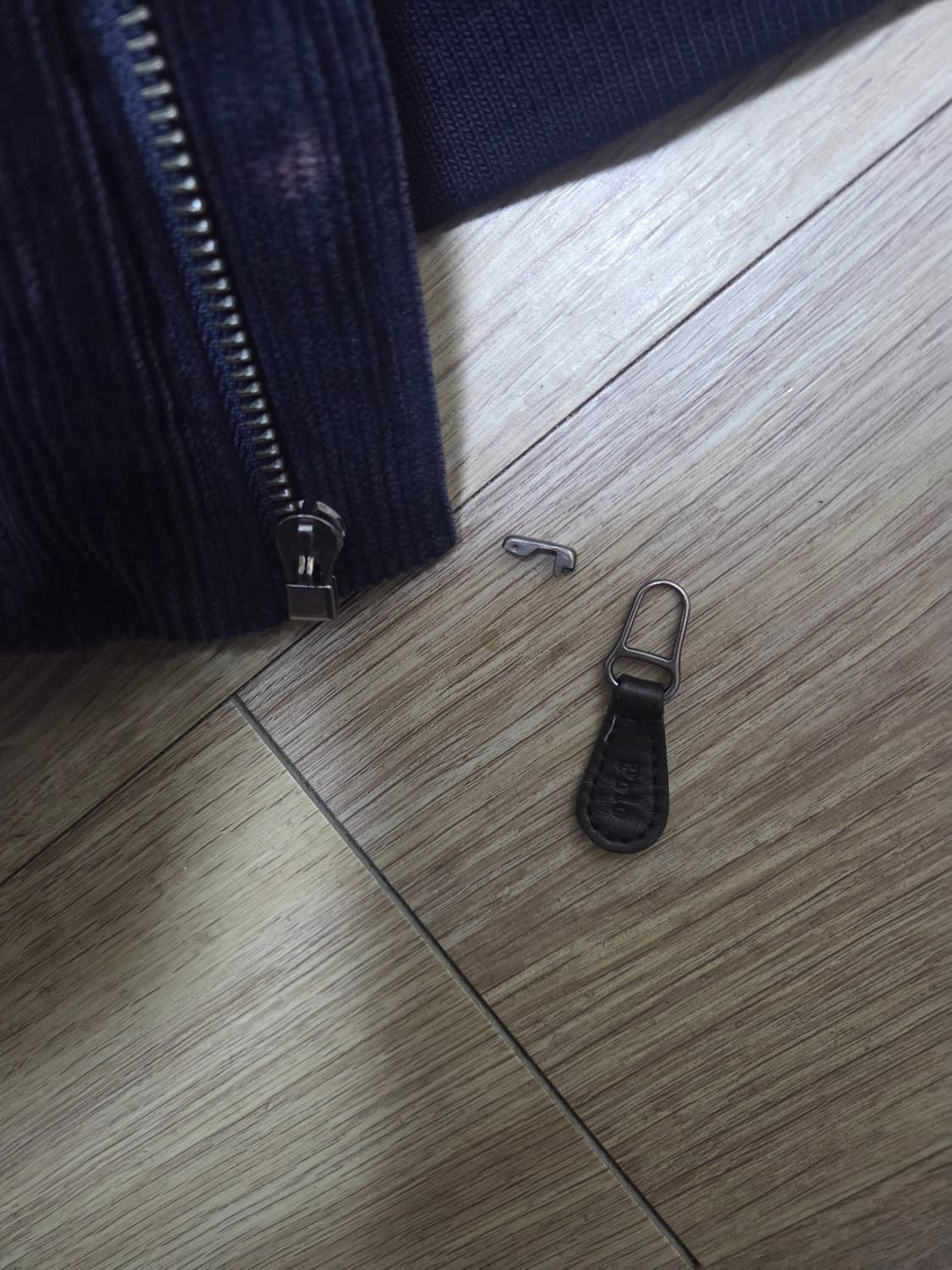 폴로 팔라스 코듀로이 패딩 네이비 M 상품이미지4