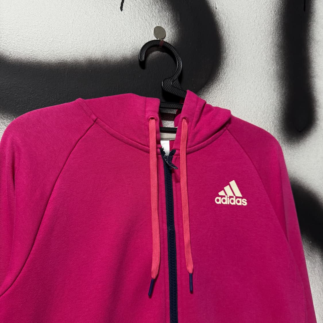 아디다스 올드스쿨 핫 핑크 지뢰계 집업 후디 상품이미지3