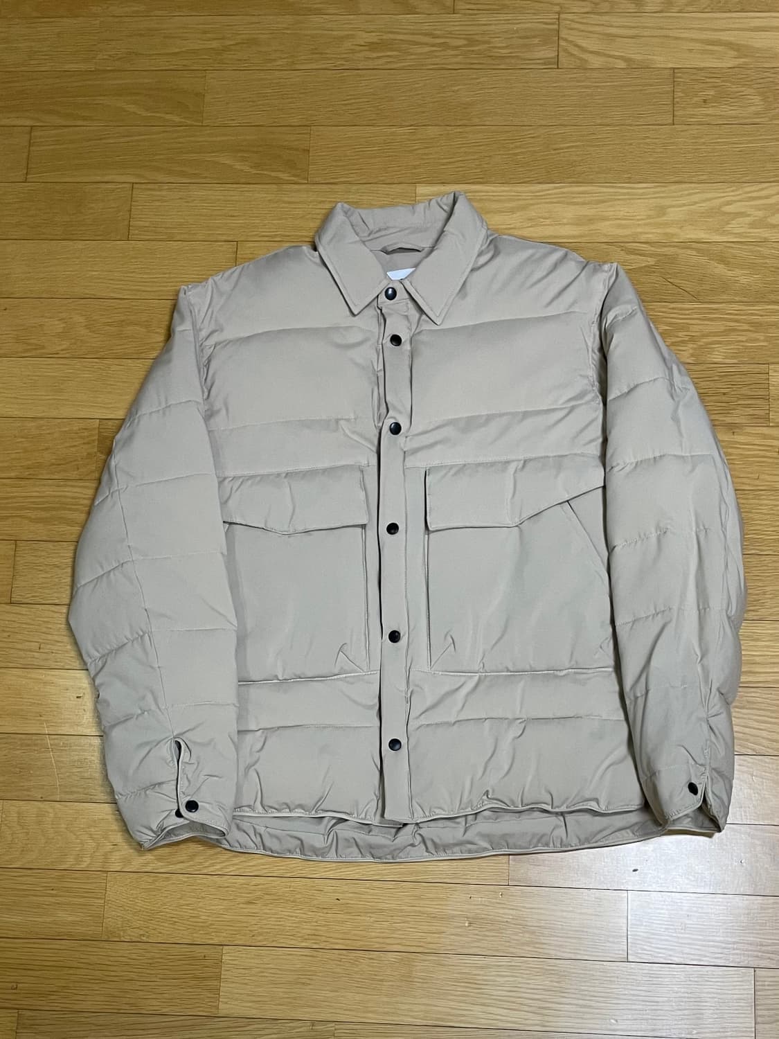 자라 푸퍼 오버셔츠 M 상품이미지1