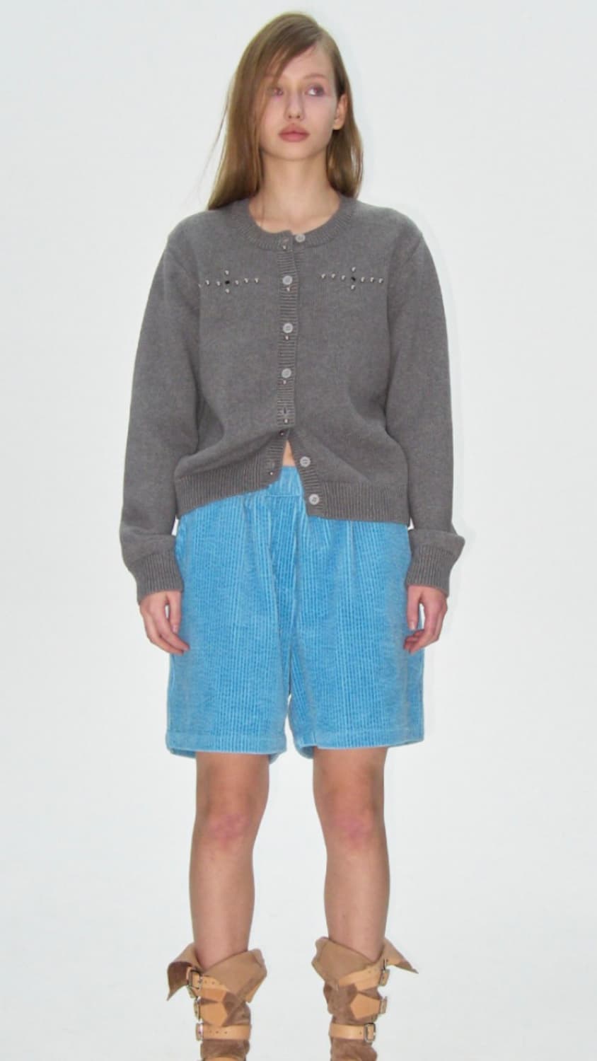 플리즈프로젝트 스터드 잼 스톤 가디건 PLZPROJECT CARDIGAN 상품이미지1