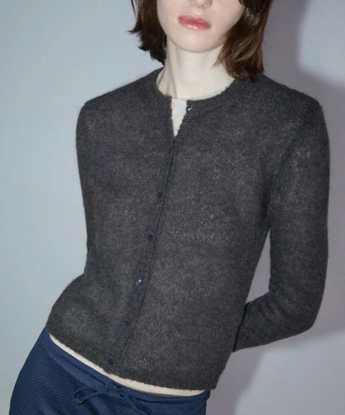 팔로마울 버튼 파인 챔피언 가디건 상품이미지2