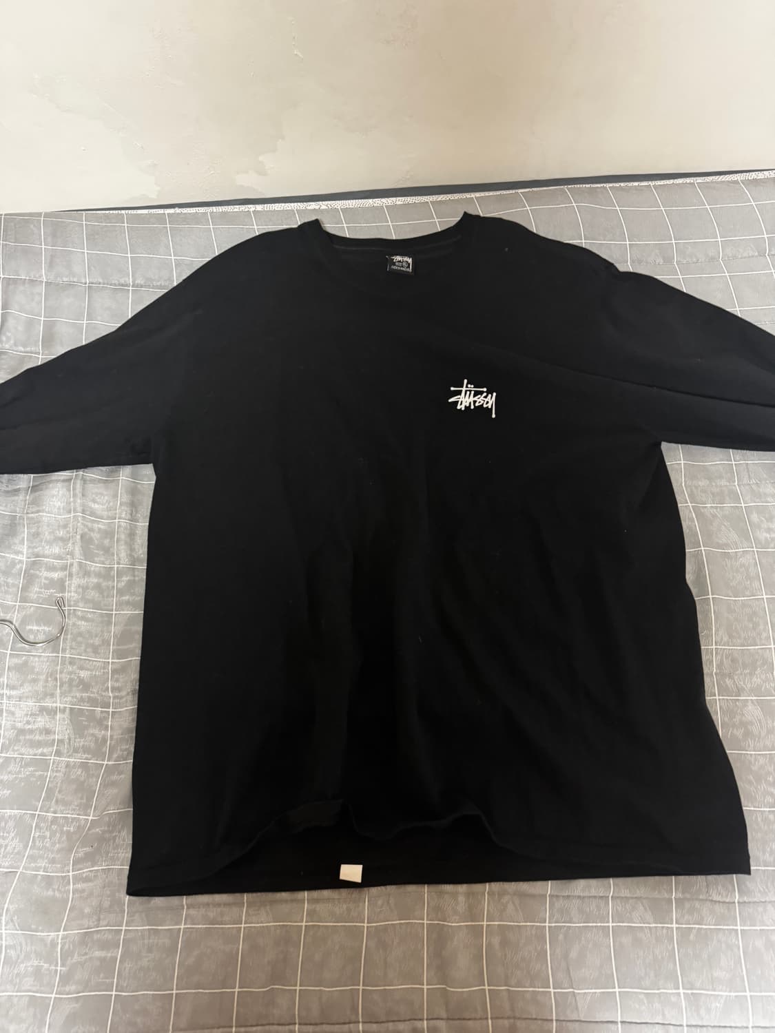 스투시 베이직 롱슬리브 블랙 XL 상품이미지3