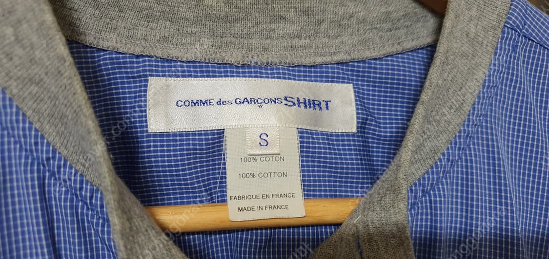 꼼데가르송 셔츠 노카라 셔츠 상품이미지4