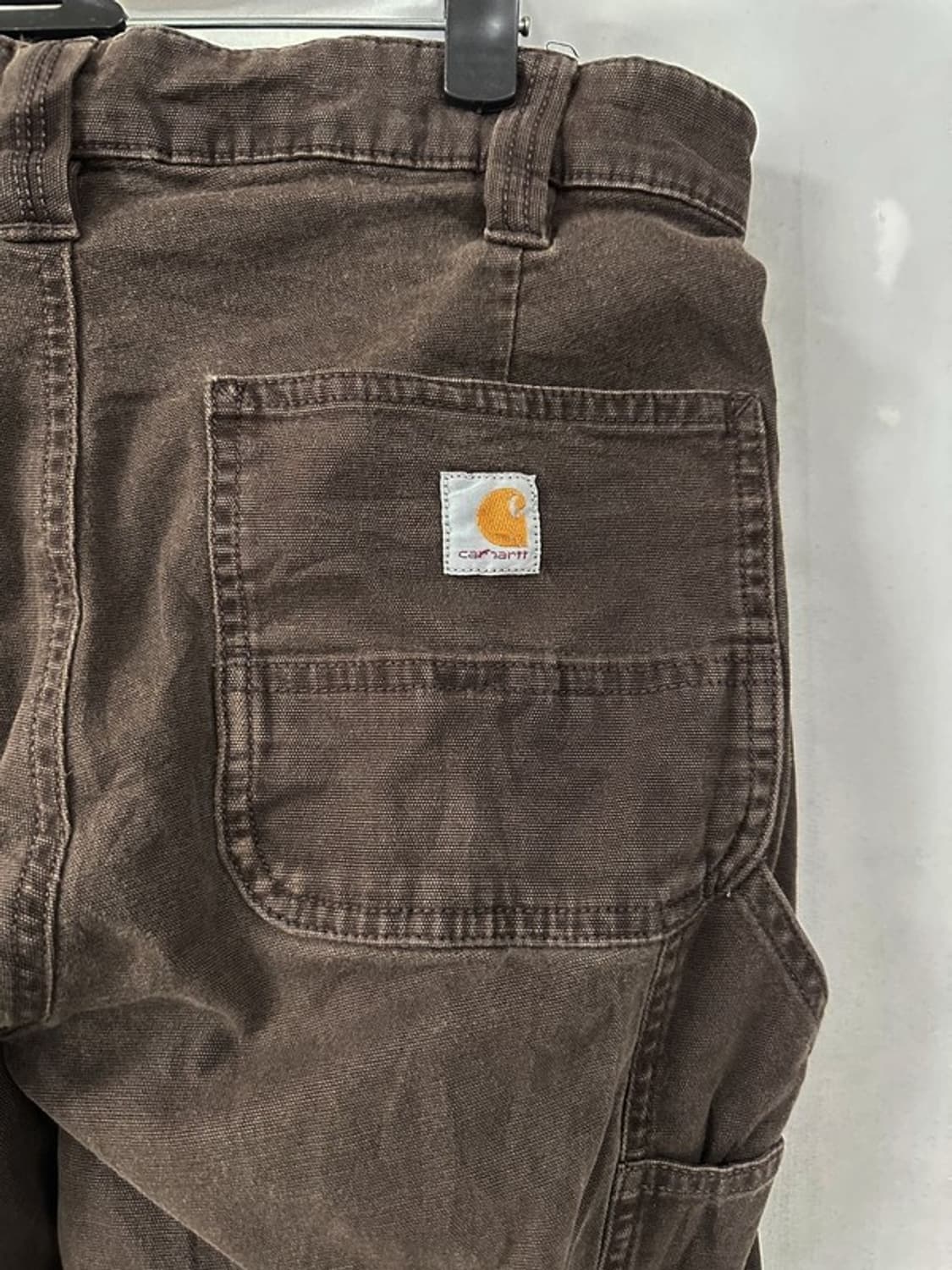 [32인치] CARHARTT VINTAGE 더블니 워크팬츠 브라운 상품이미지3
