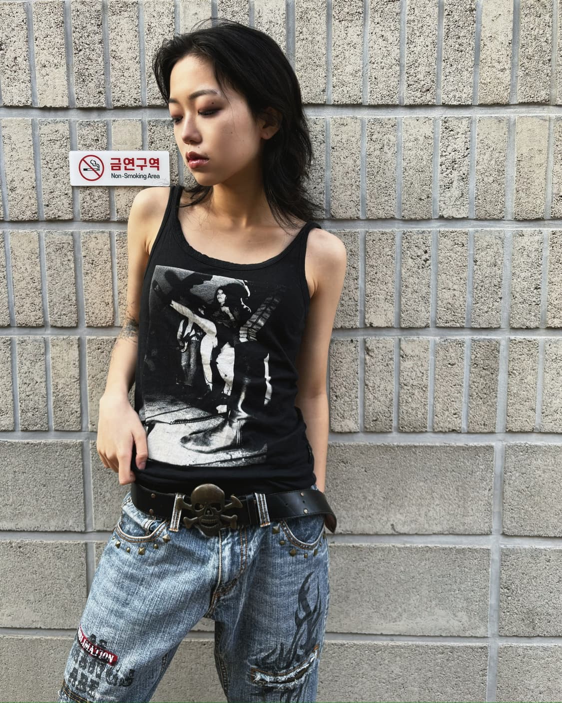 히스테릭 글래머 sue rynski 락스타 슬리브리스 상품이미지2