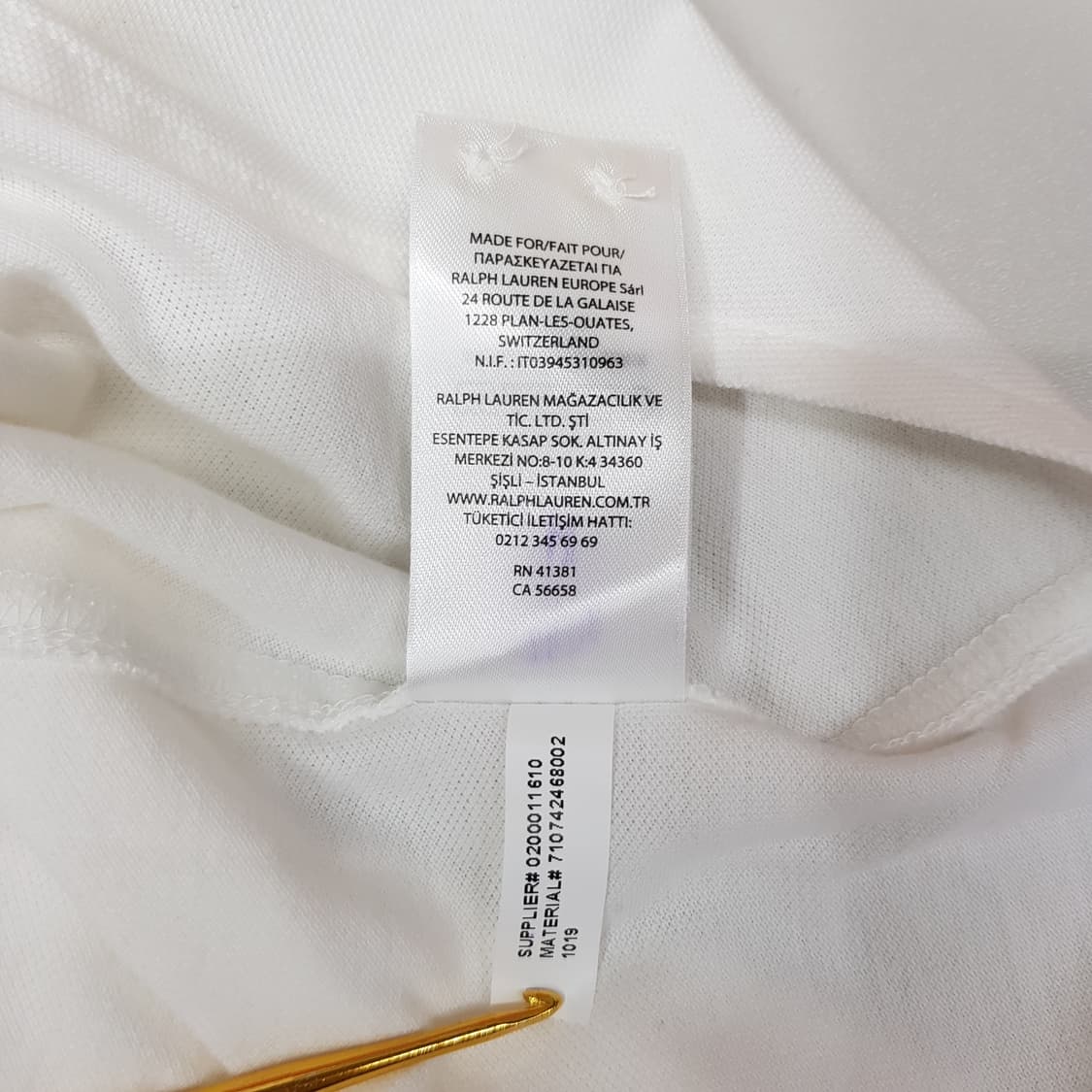폴로 랄프로렌 헨리넥 셔츠  L사이즈 (택달린 새제품) 상품이미지9
