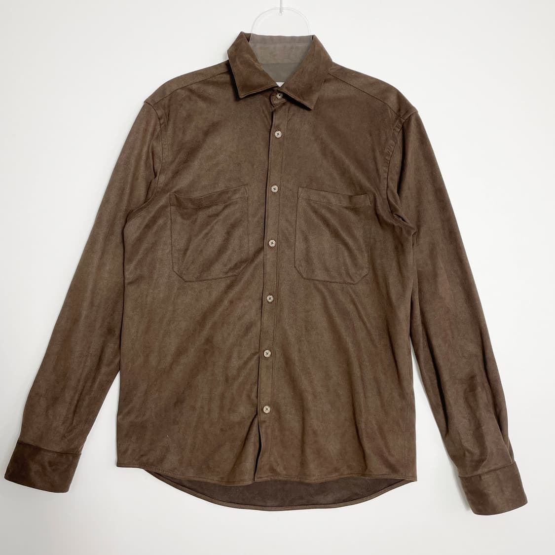 D2 자라 스웨이드 레더 오버셔츠 M-L사이즈 상품이미지1