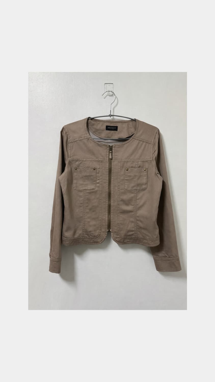 여성 투 포켓 빈티지 자켓 상품이미지1