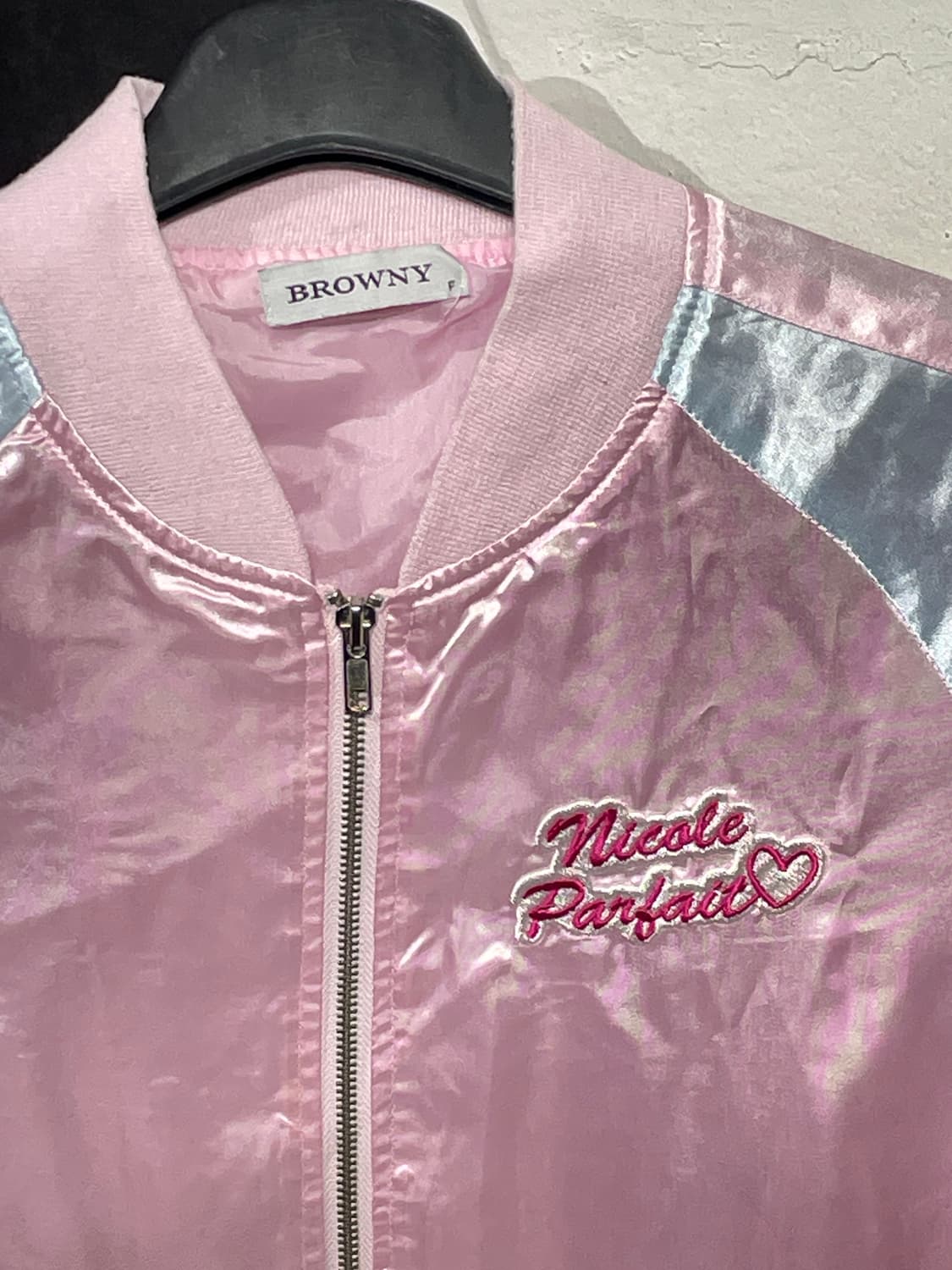 JPN 일본빈티지 y2k 핑크 스카잔 빅로고 갸루 스카쟌 M 상품이미지6