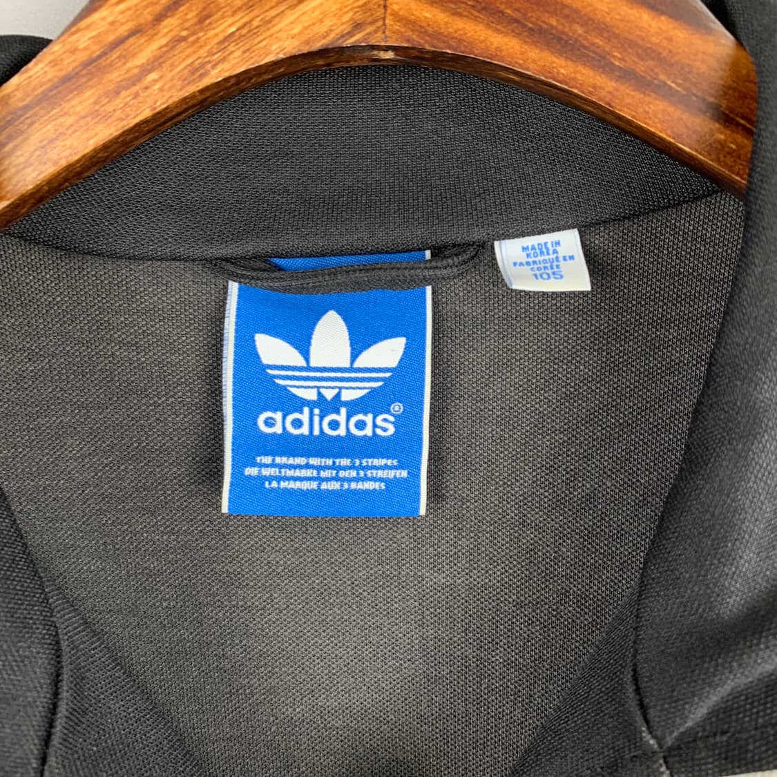 아디다스 유로파 블랙 트랙 져지 상품이미지5