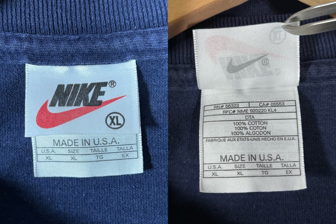 90s Nike big swoosh 빈티지 나이키 빅스우시 반팔 티셔츠 상품이미지5
