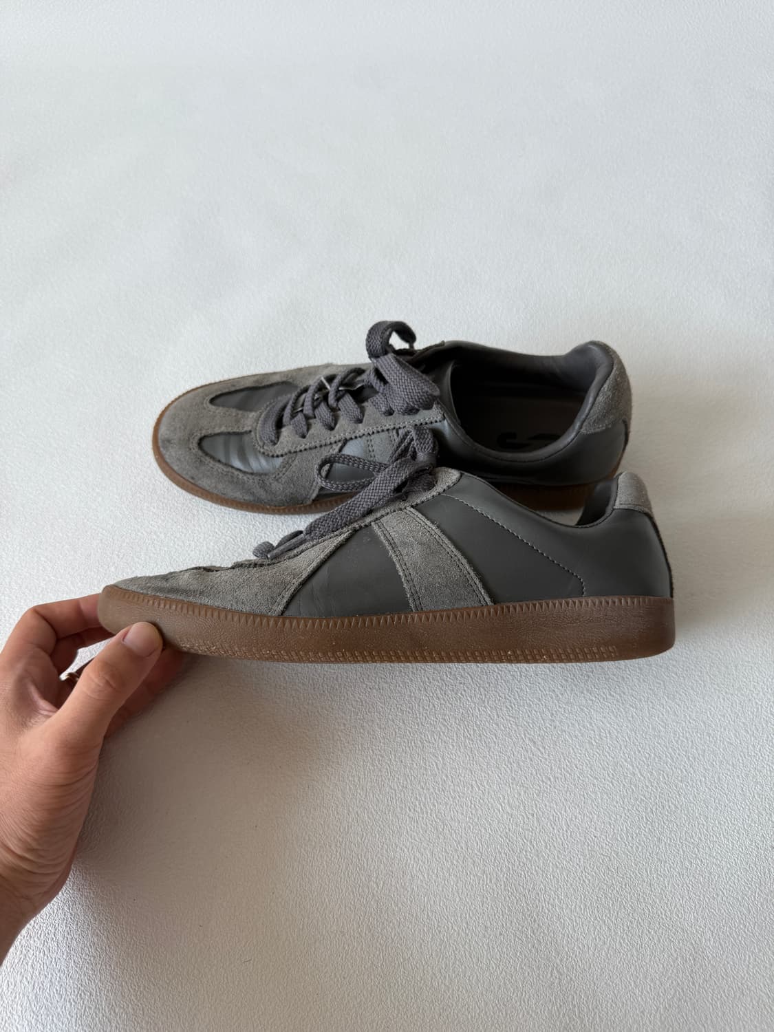 [265]Pre owned 스웨이드&레더 독일군 상품이미지1