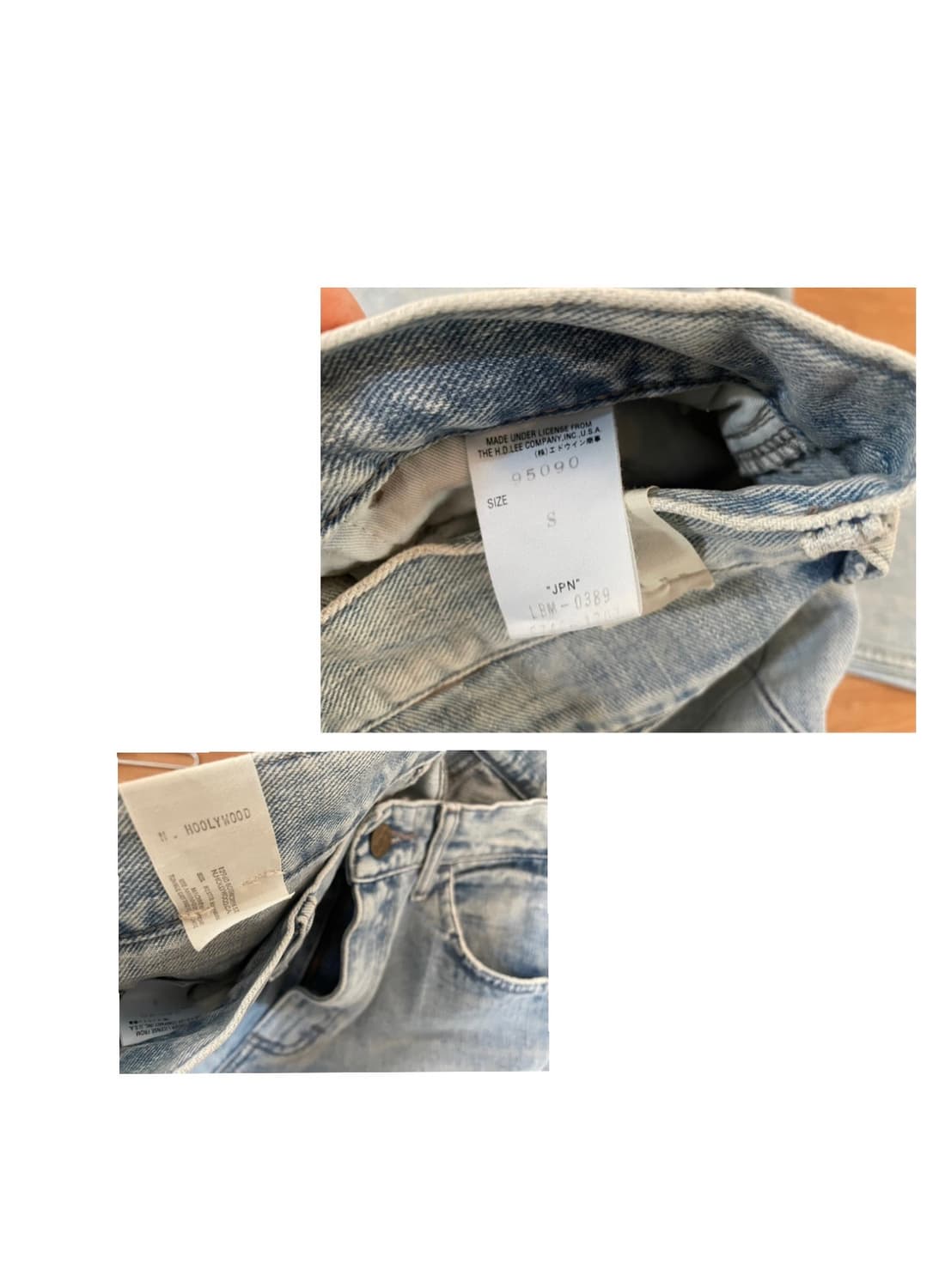 n.hoolywood + Lee denim pants 상품이미지6