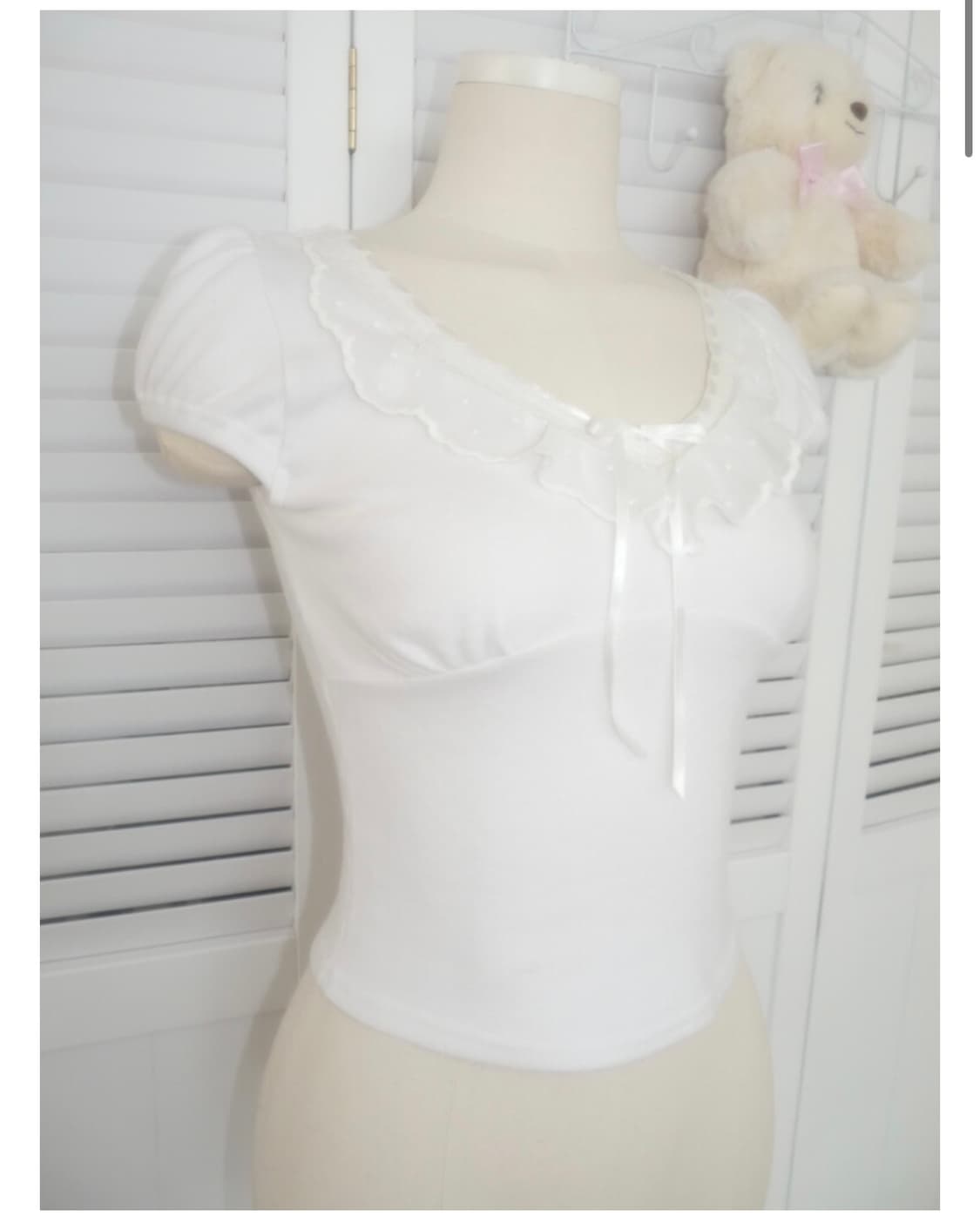엔젤넘버555 Cloud Frill Tshirt 상품이미지1