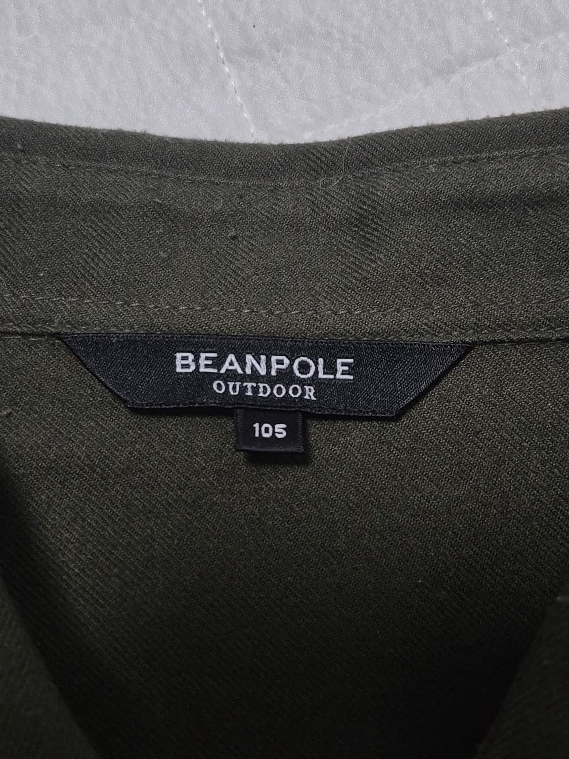 빈폴 셔츠 남성용 긴팔 카키색 남성 105사이즈 상품이미지5