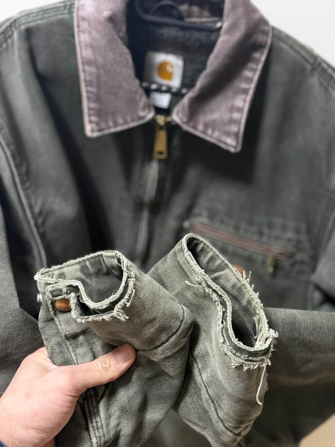 칼하트 J97 모스그 자켓 M 상품이미지4