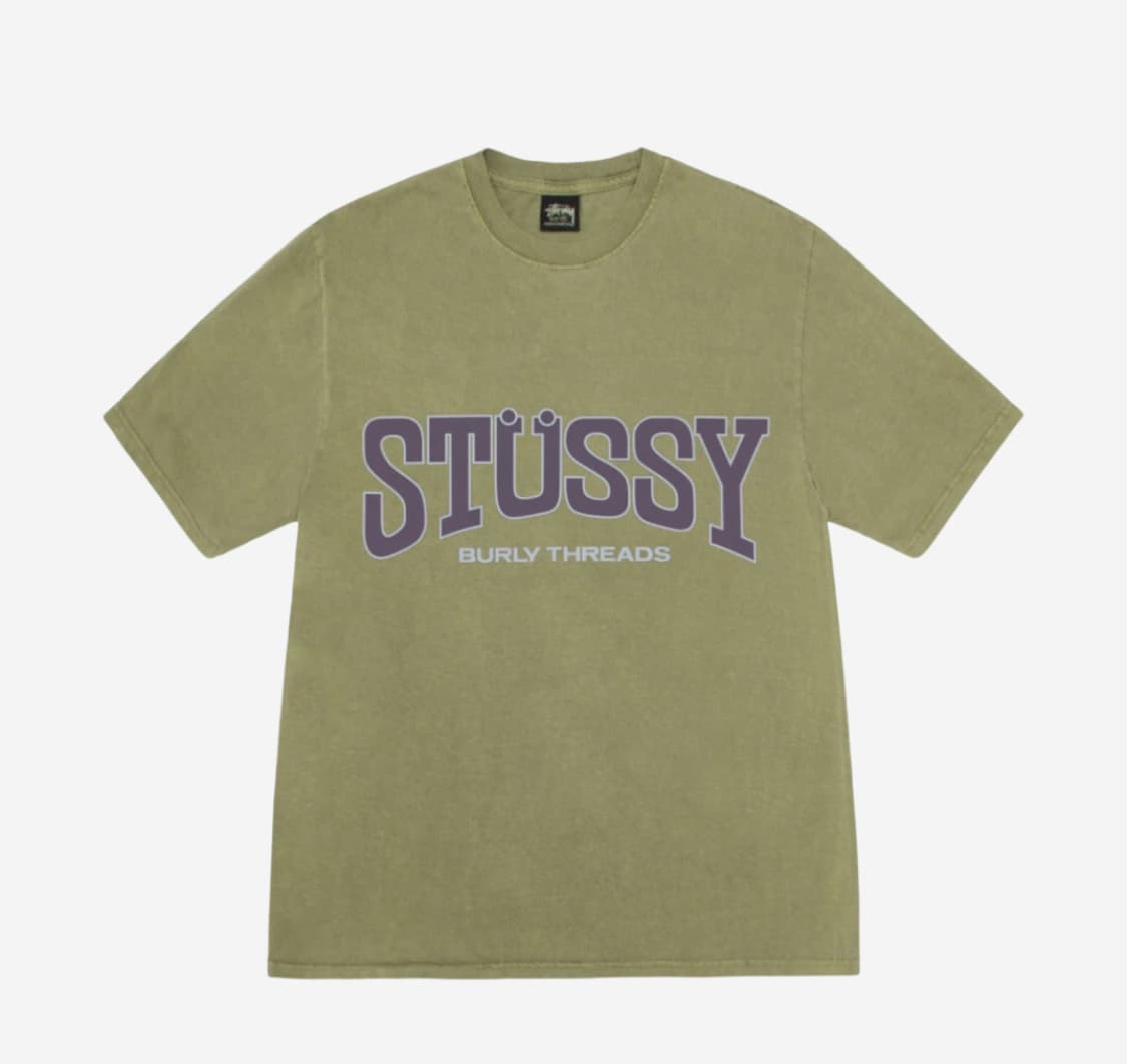 Stussy Burly Threads Pigment Dyed T-Shir 상품이미지1
