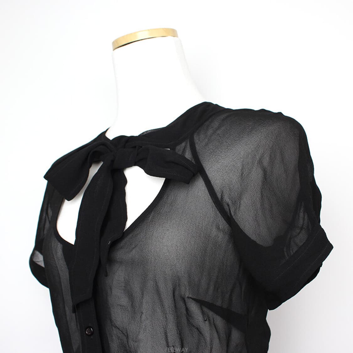 폴 스미스 블랙라벨 실크 블라우스 44 상품이미지4