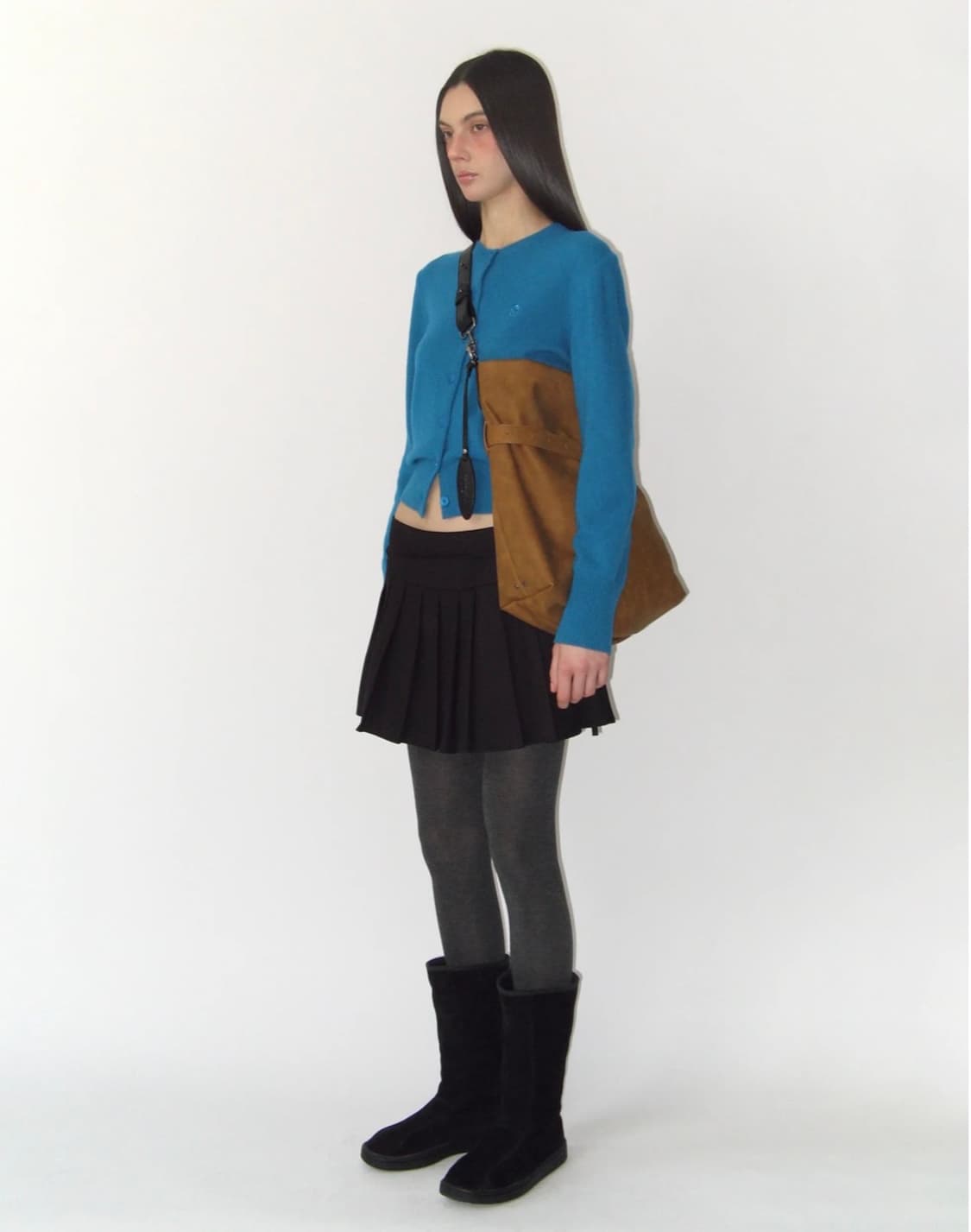 썬번프로젝트 Rivet Belted Big Bag, BEIGE 상품이미지4