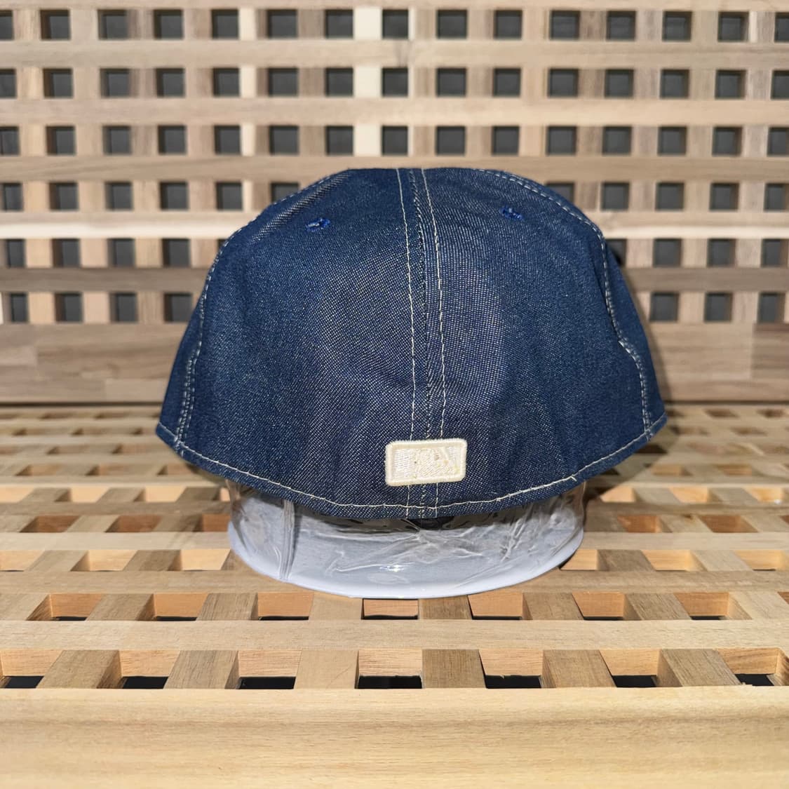 00s 뉴에라 59fifty 양키즈 데님 캡 made in USA  상품이미지3