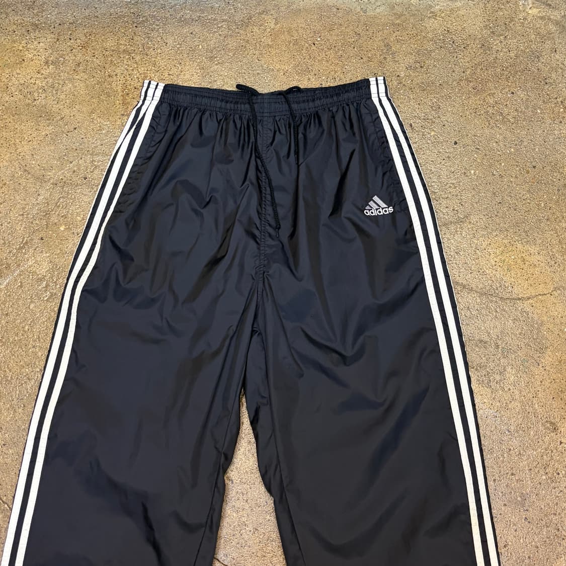 90s USA 아디다스 삼선 츄리닝 트레이닝팬츠 바람막이 팬츠 상품이미지2