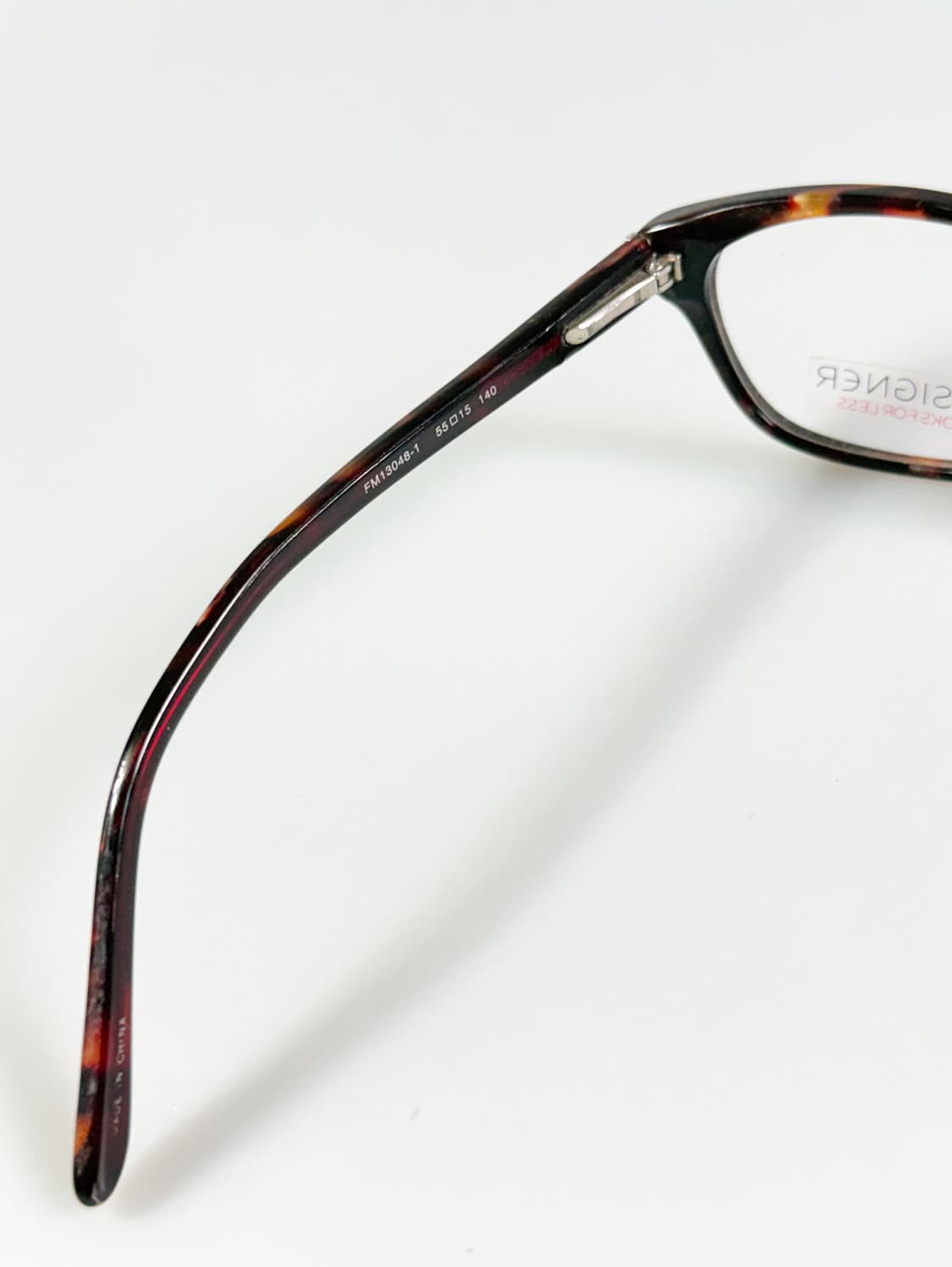DESIGNER 토터스쉘 뿔테 스퀘어 프레임 빈티지 안경 상품이미지7