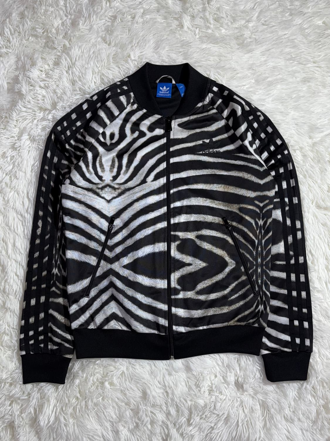 아디다스 지브라 패턴 빅로고 트랙탑  상품이미지5