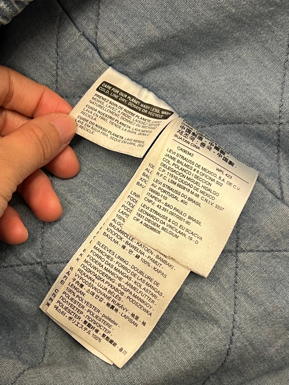 리바이스 빈티지 데님 코치자켓 처분  상품이미지4