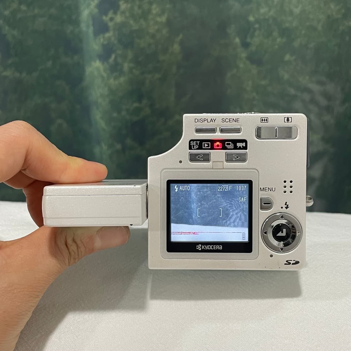 (셀카/희귀) 교세라 finecam sl400r 디지털카메라 상품이미지7