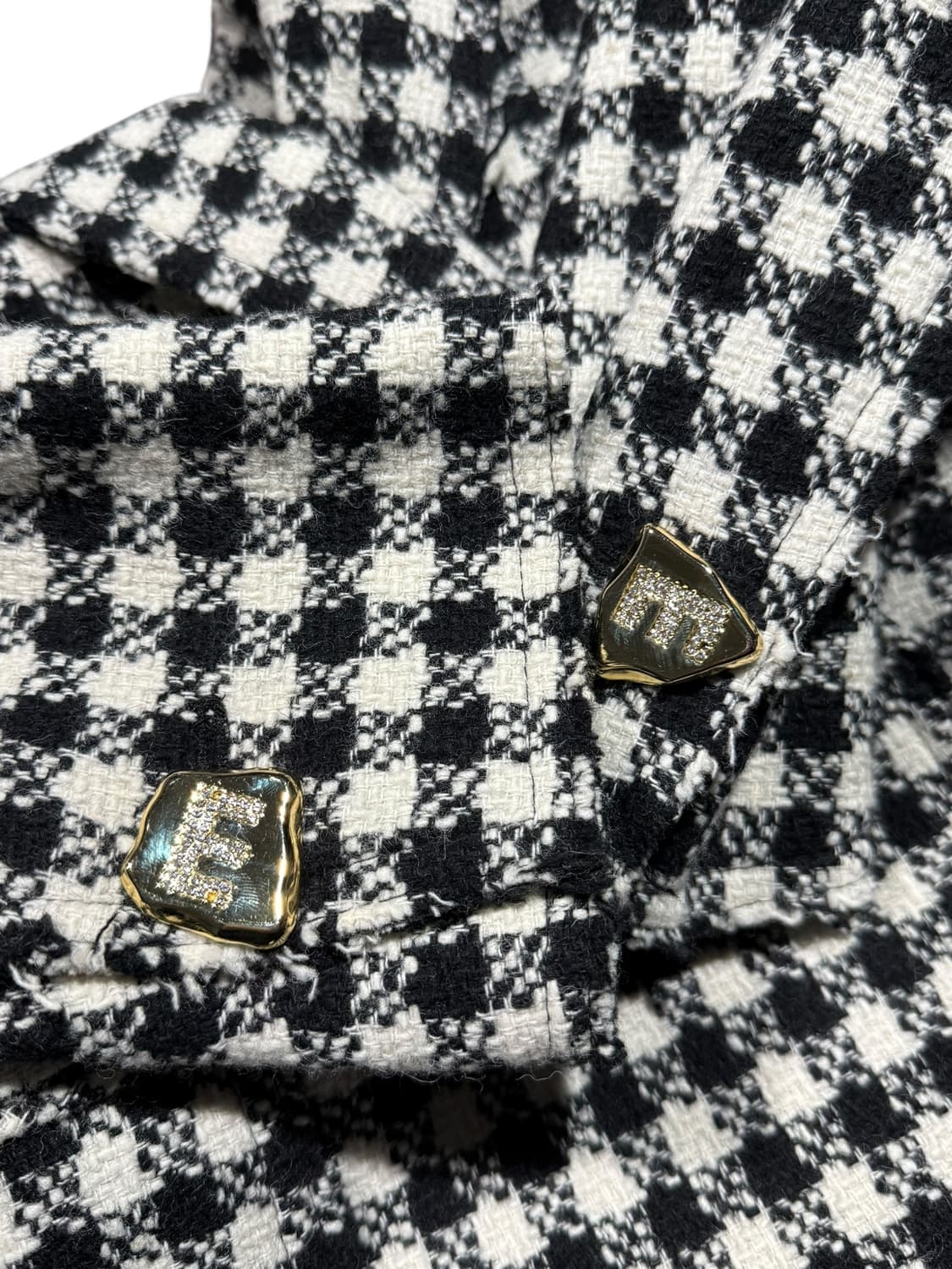 EENK 잉크 투포켓 원버튼 트위드 블레이저 자켓 상품이미지4