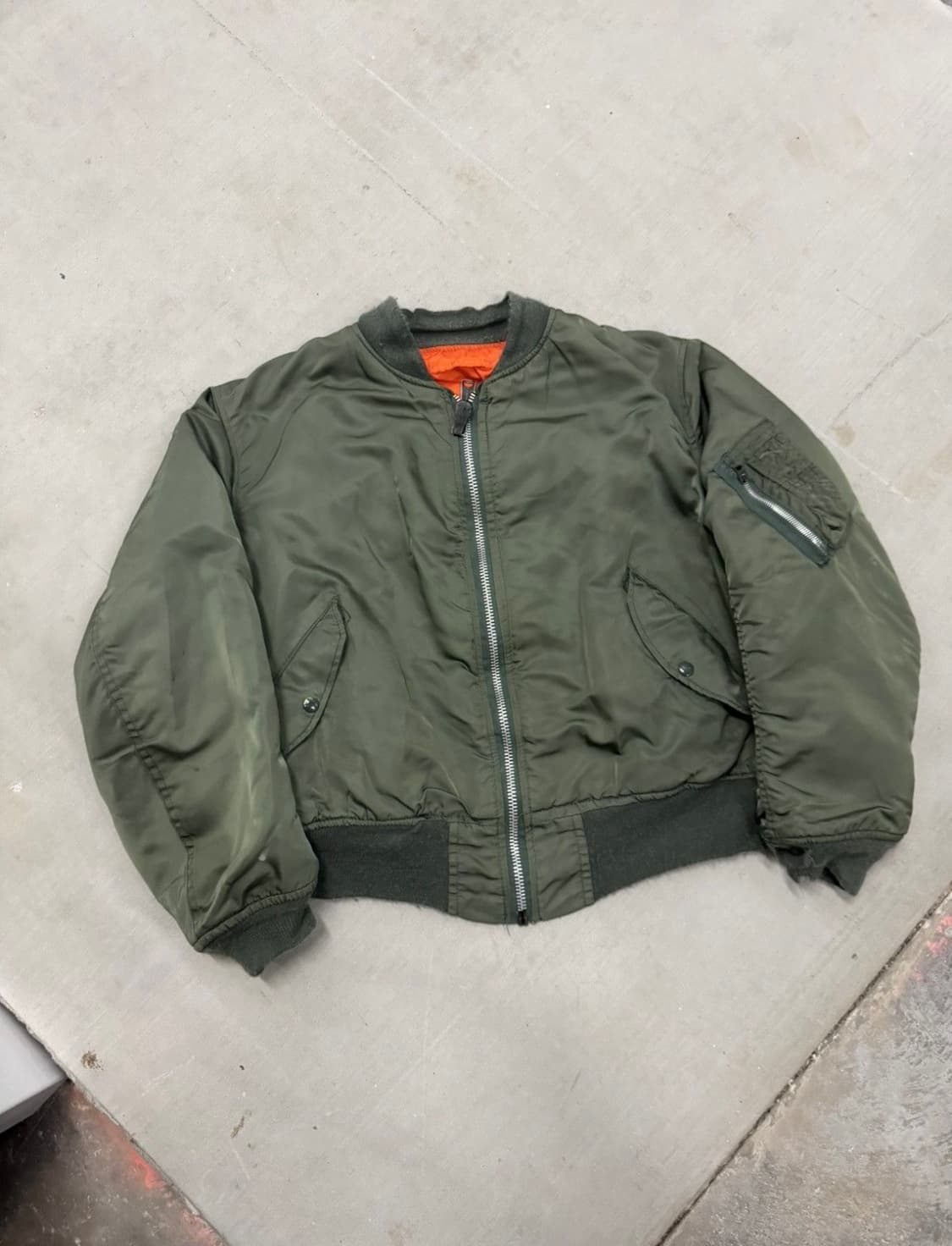 MA-1 Military Issue Flight Bomber Jacket 상품이미지3