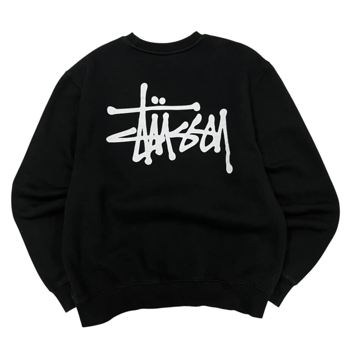 스투시 미니로고 블랙 맨투맨 M 상품이미지4