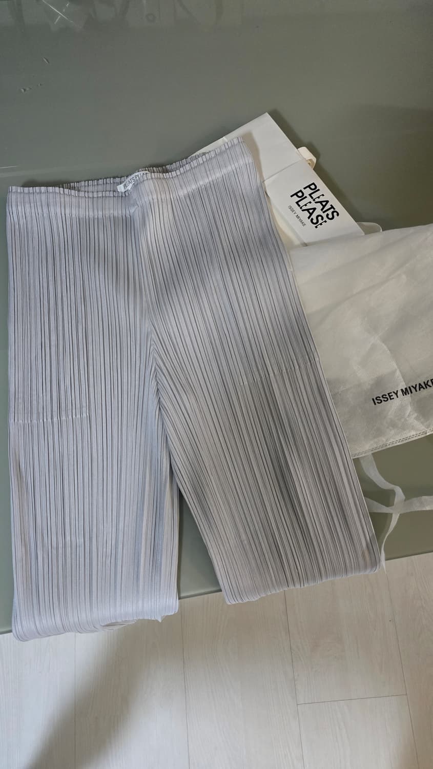 플리츠플리즈 jf110(사브리나팬츠)4 라이트그레이 상품이미지5